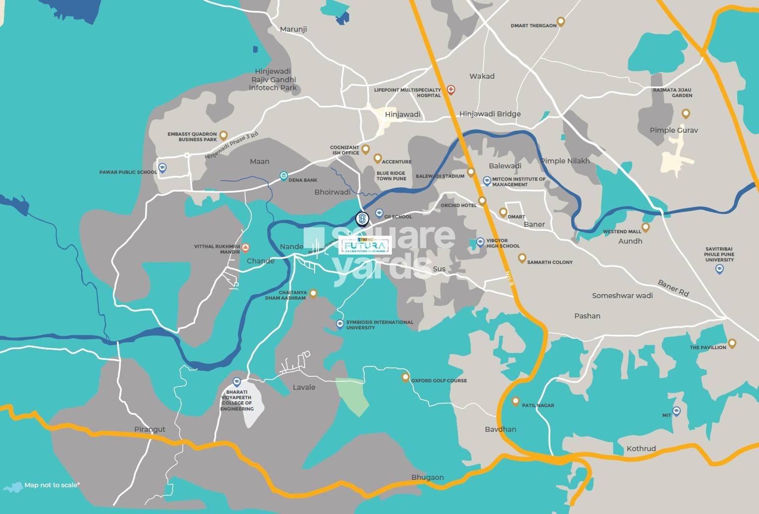 Saheel Itrend Baner NX Location Image