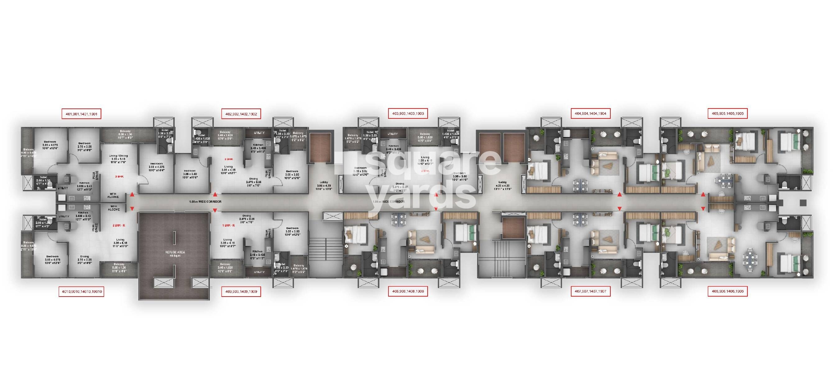 Saheel Itrend City Life Floor Plans 2