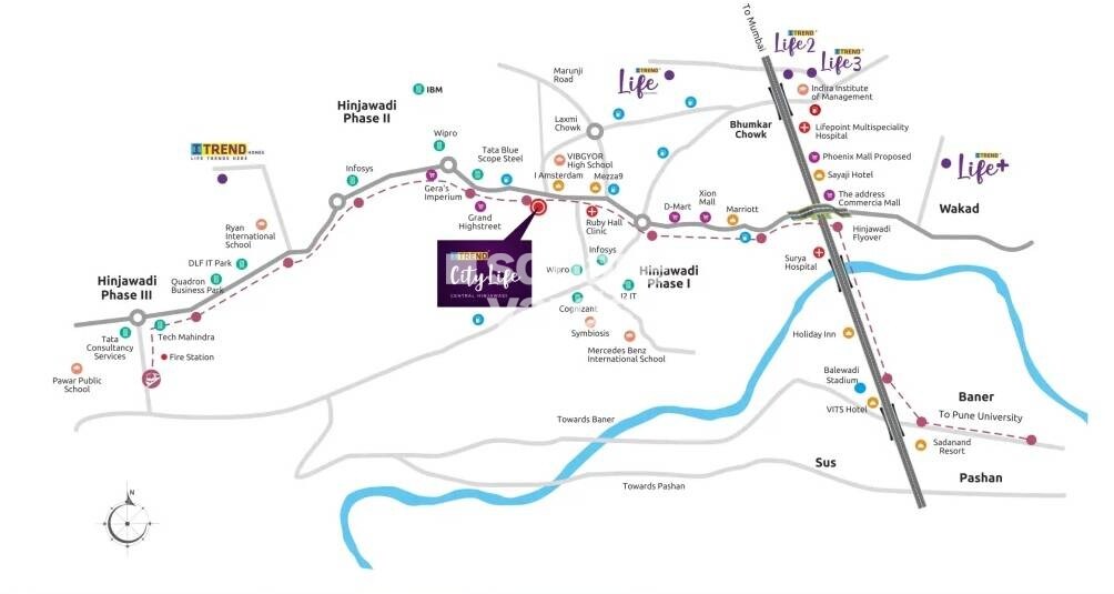 Saheel Itrend City Life Location Image