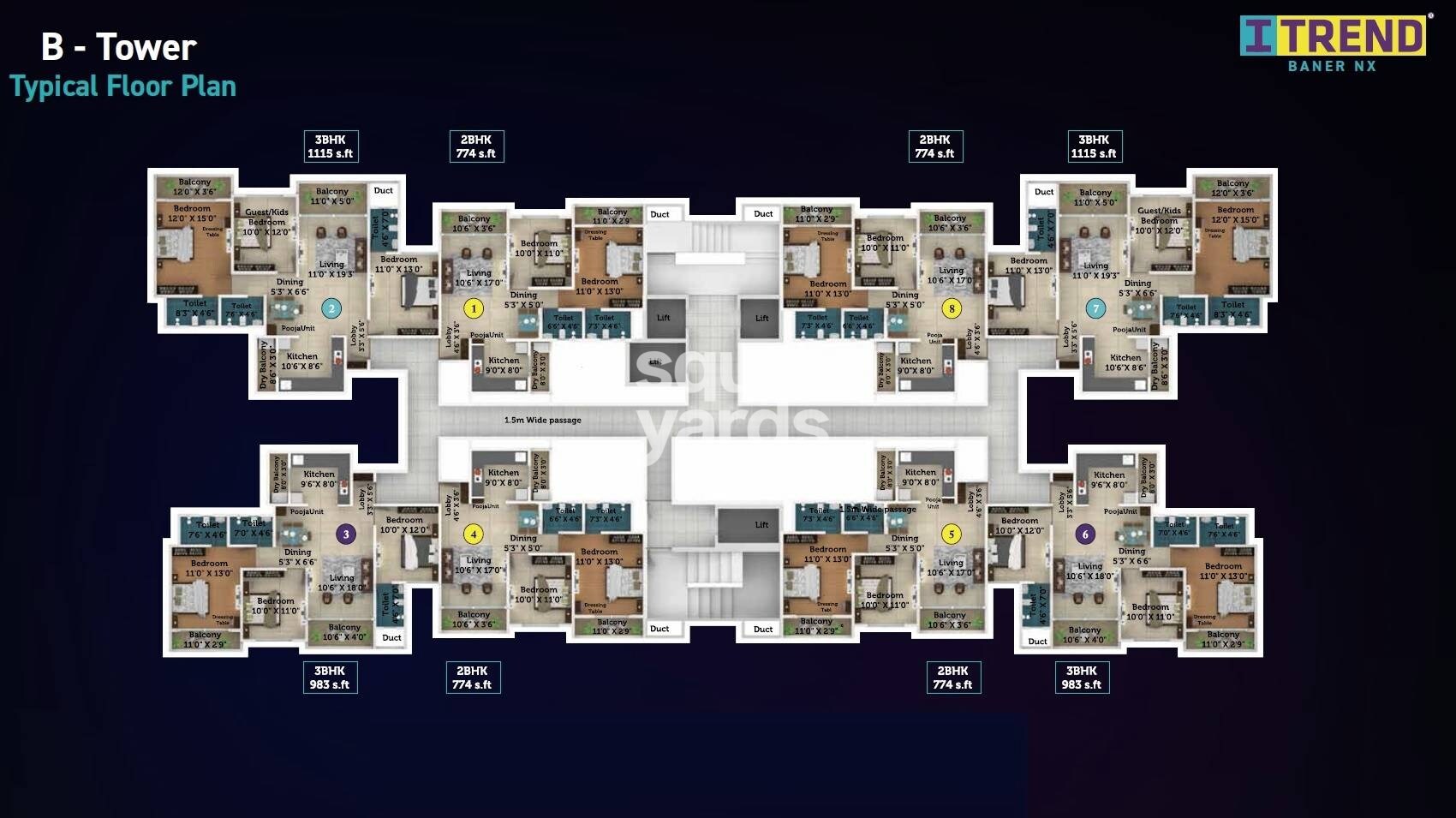 Saheel Itrend Futura Floor Plans