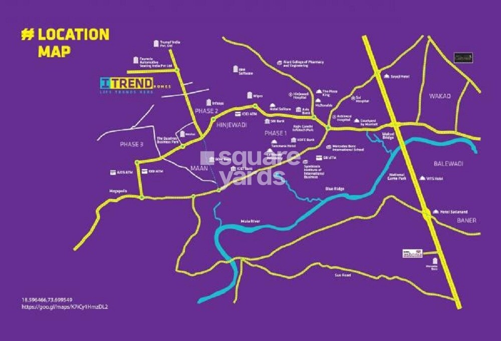 Saheel Itrend Homes Phase 3 Location Image