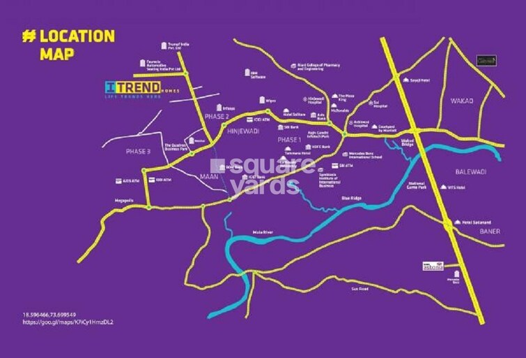 Saheel ITrend Homes Location Image