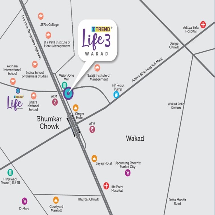 Saheel Itrend Life 3 Location Image