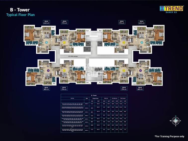 Saheel Itrend Life Floor Plans 1