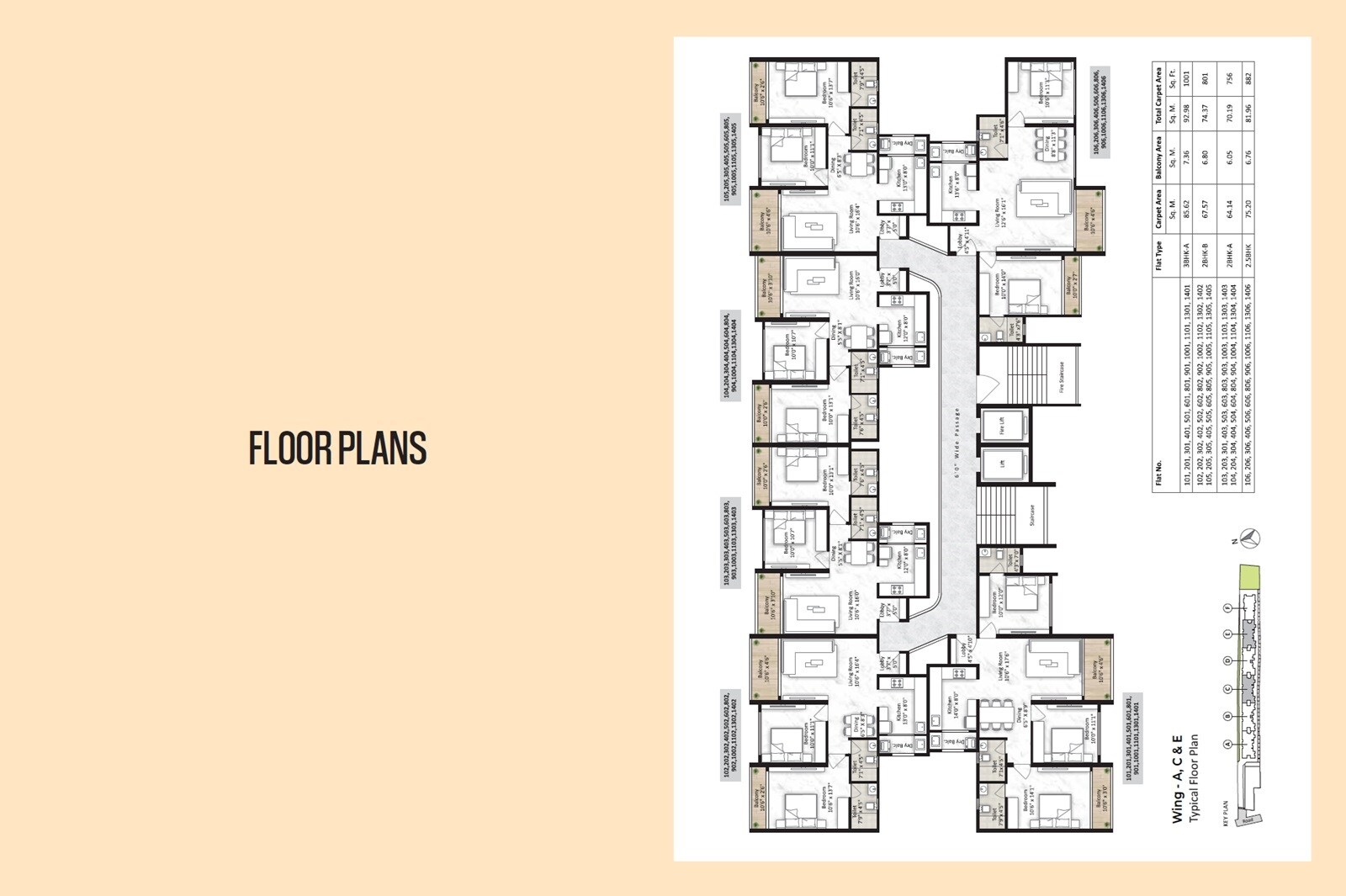 Saheel Itrend Vesta Floor Plans 1