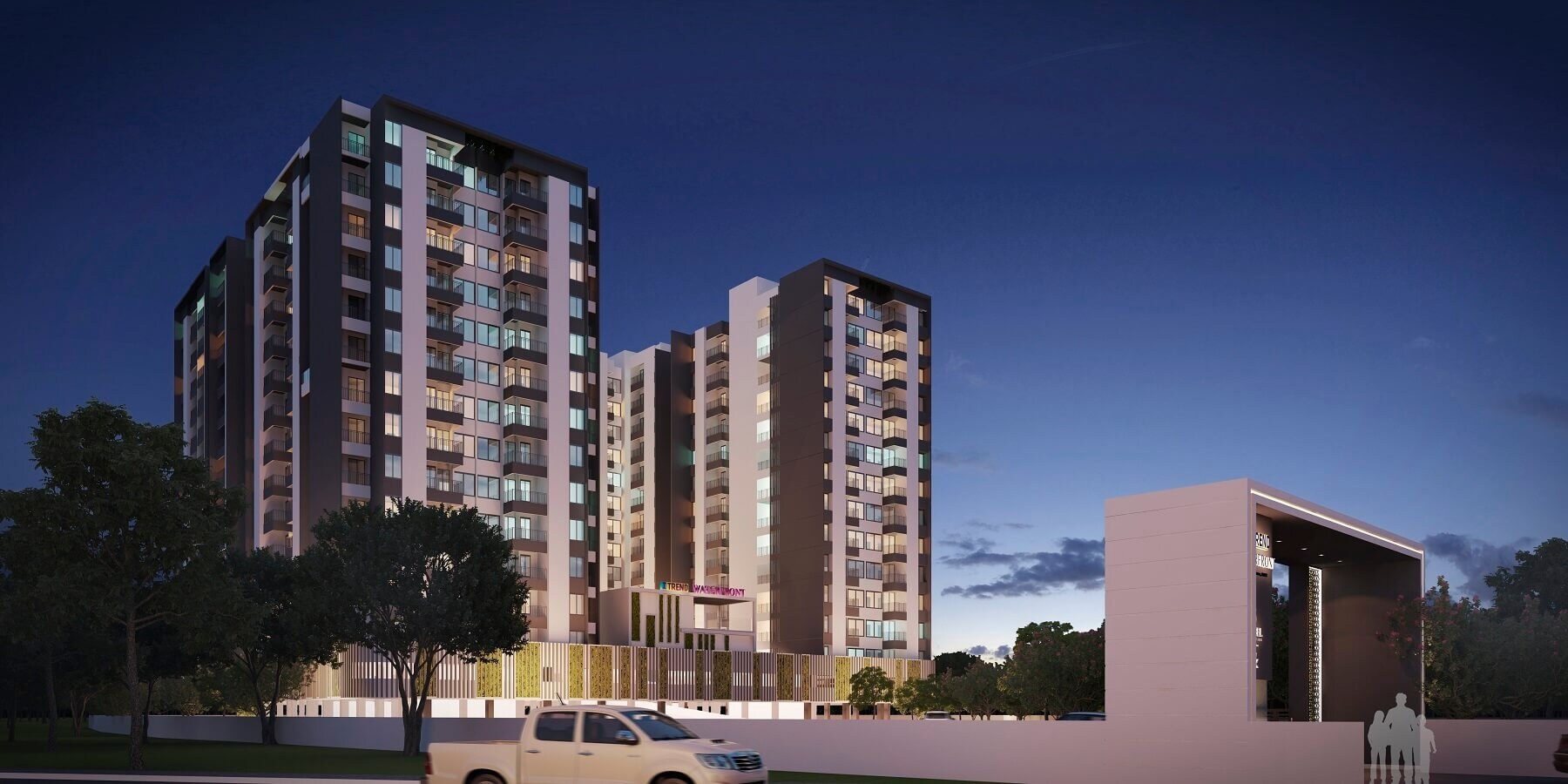 Saheel Itrend Waterfront Apartment Exteriors 3