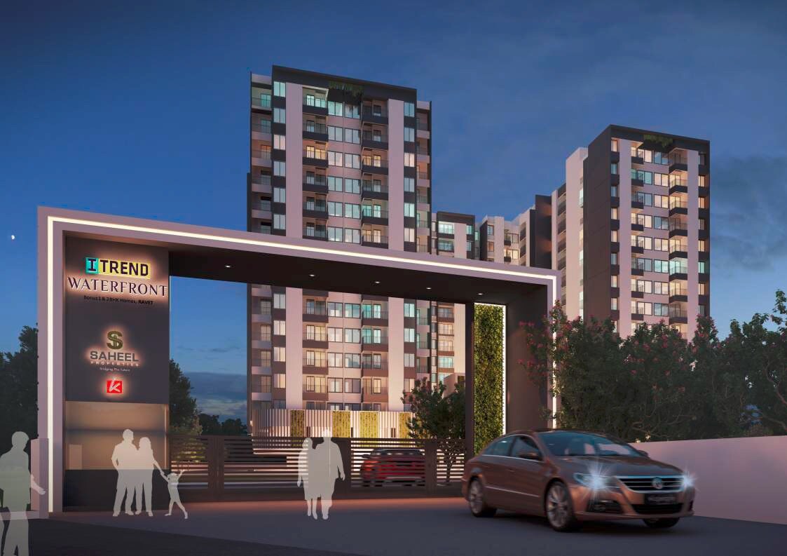 Saheel Itrend Waterfront Entrance View