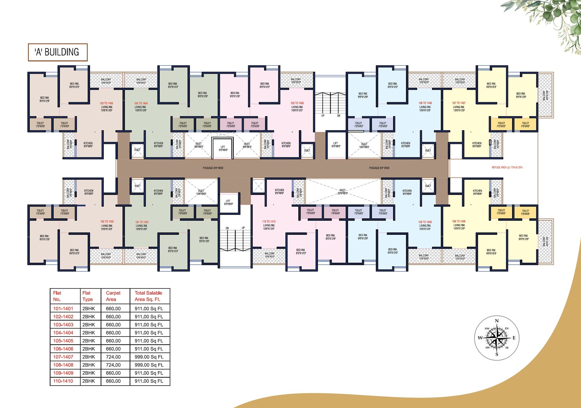 Sahil Vatika Floor Plans