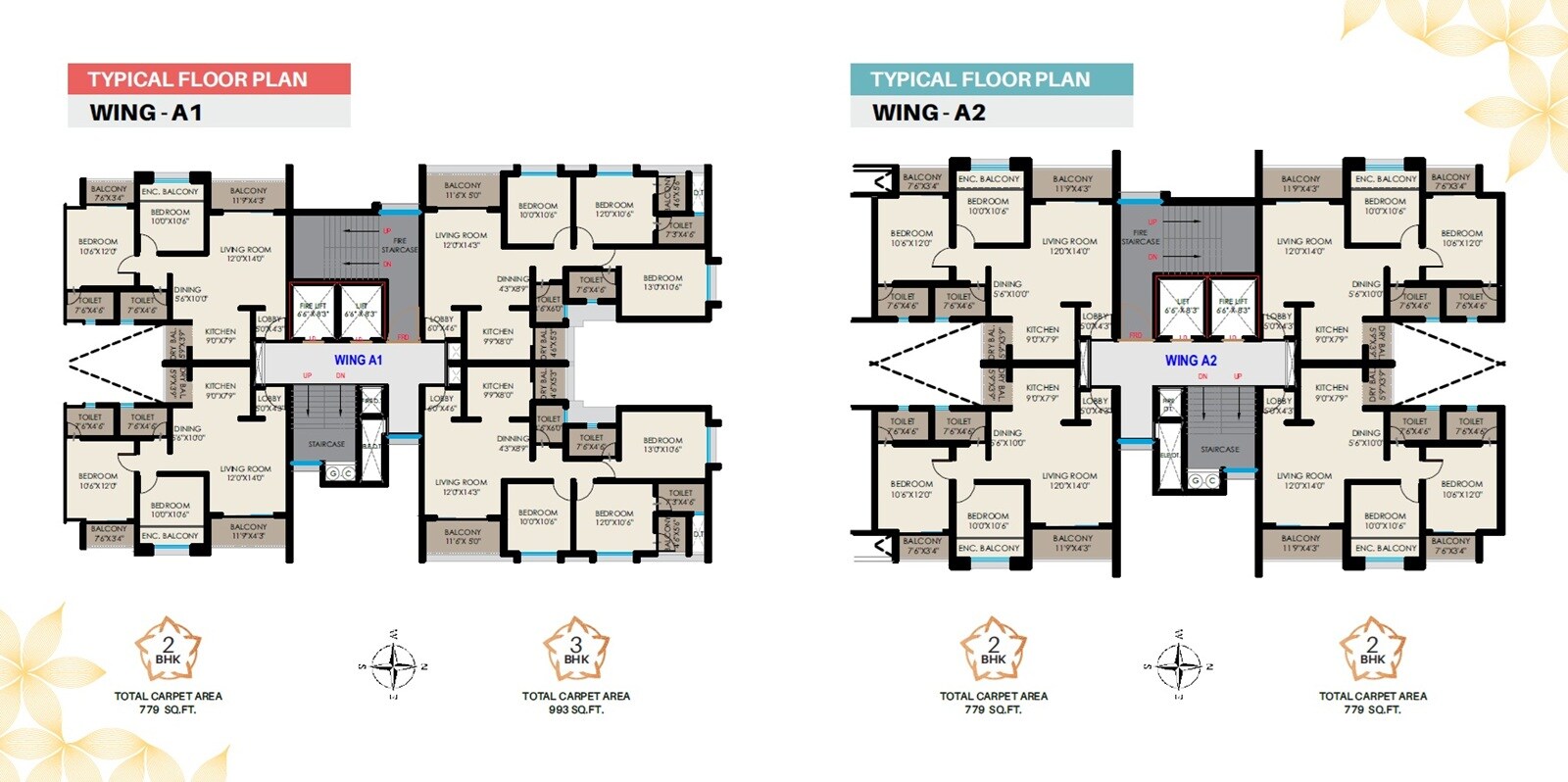 Sahyadri Plumeria Floor Plans