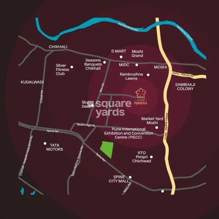 Sahyadri Plumeria Location Image