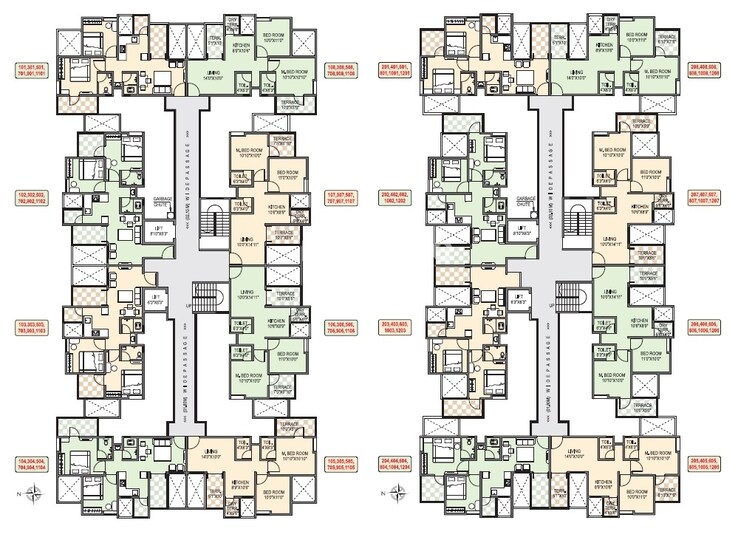 Sahyadri Shruberry Floor Plans