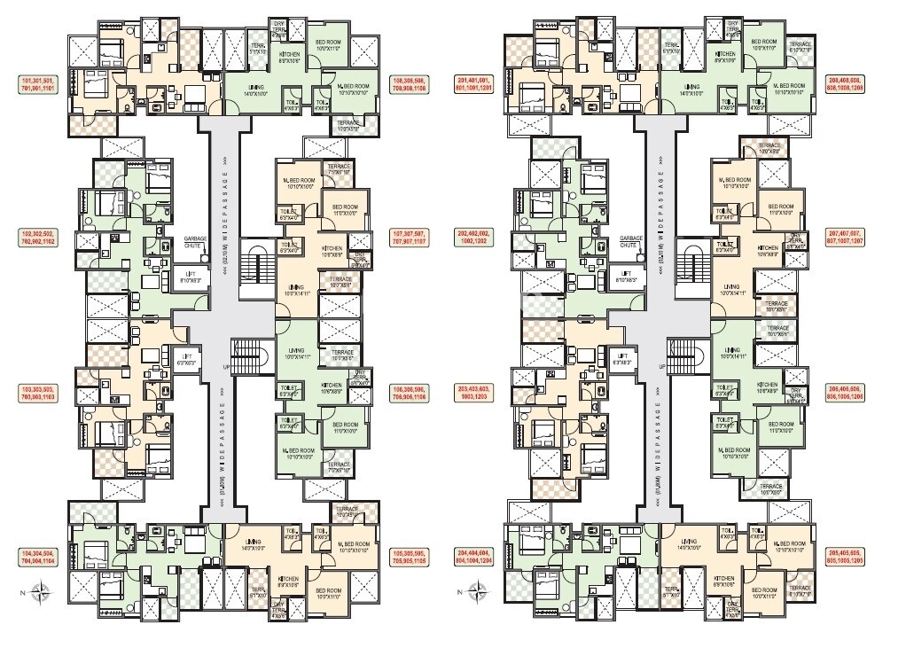 Sahyadri Shruberry Floor Plans