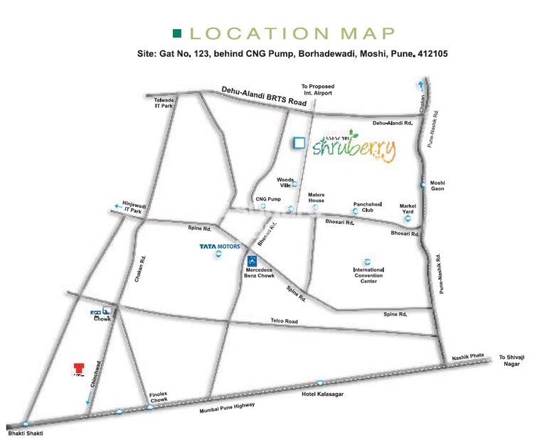 Sahyadri Shruberry Location Image