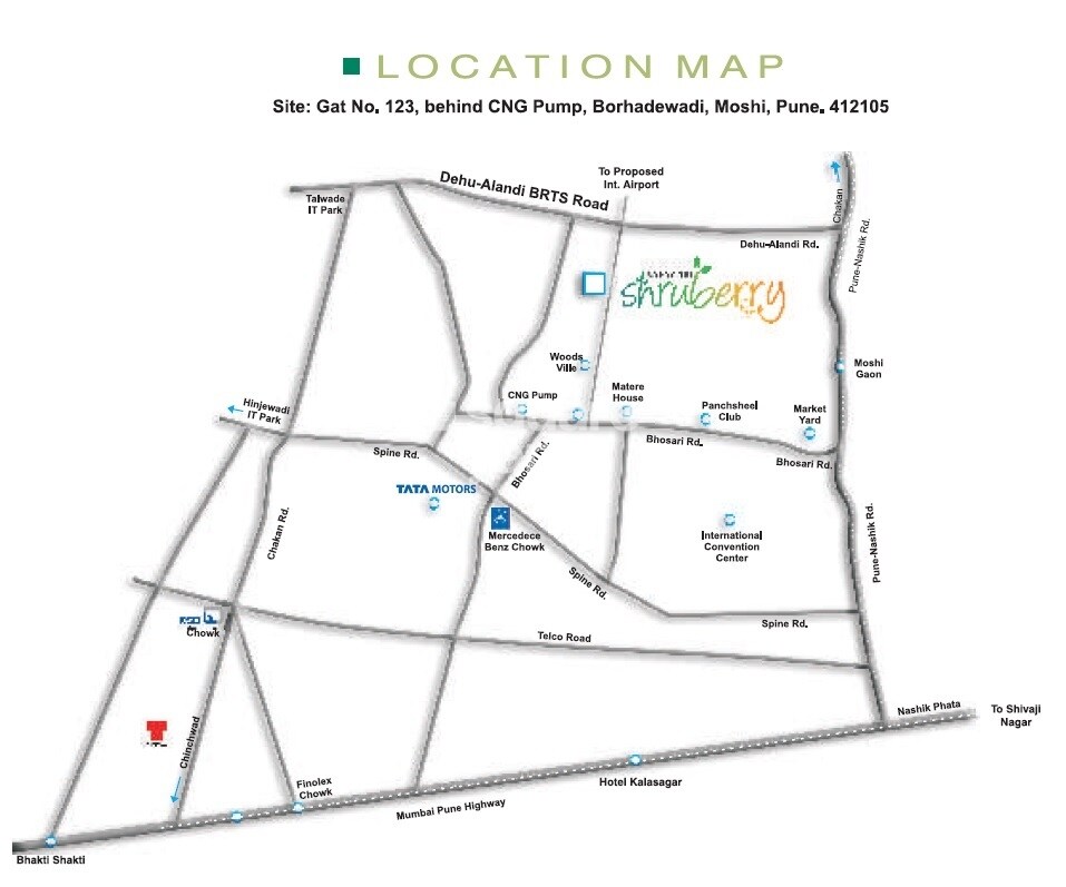 Sahyadri Shruberry Location Image