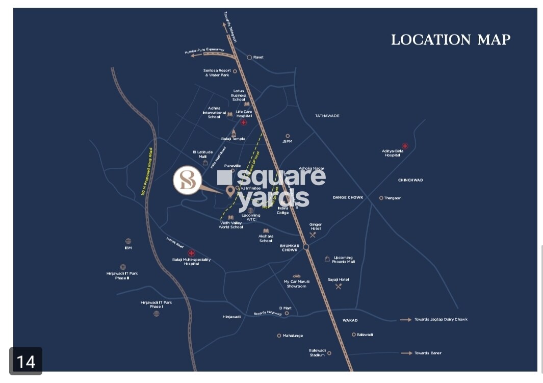 Sai Bliss Punawale Location Image