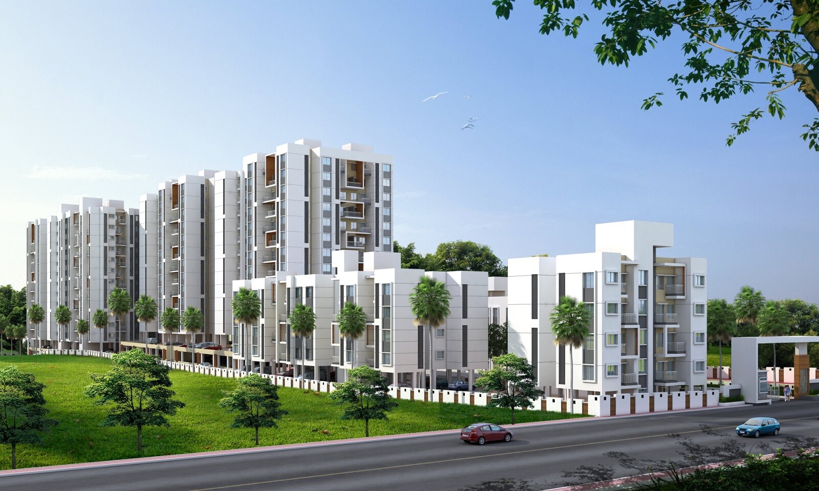 Sai Panchsheel Garden Apartment Exteriors