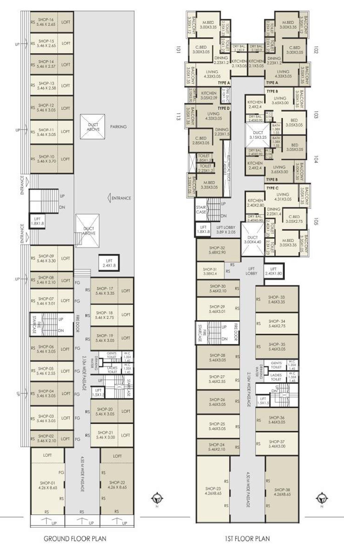 Sai Ramana Primavista Floor Plans 1
