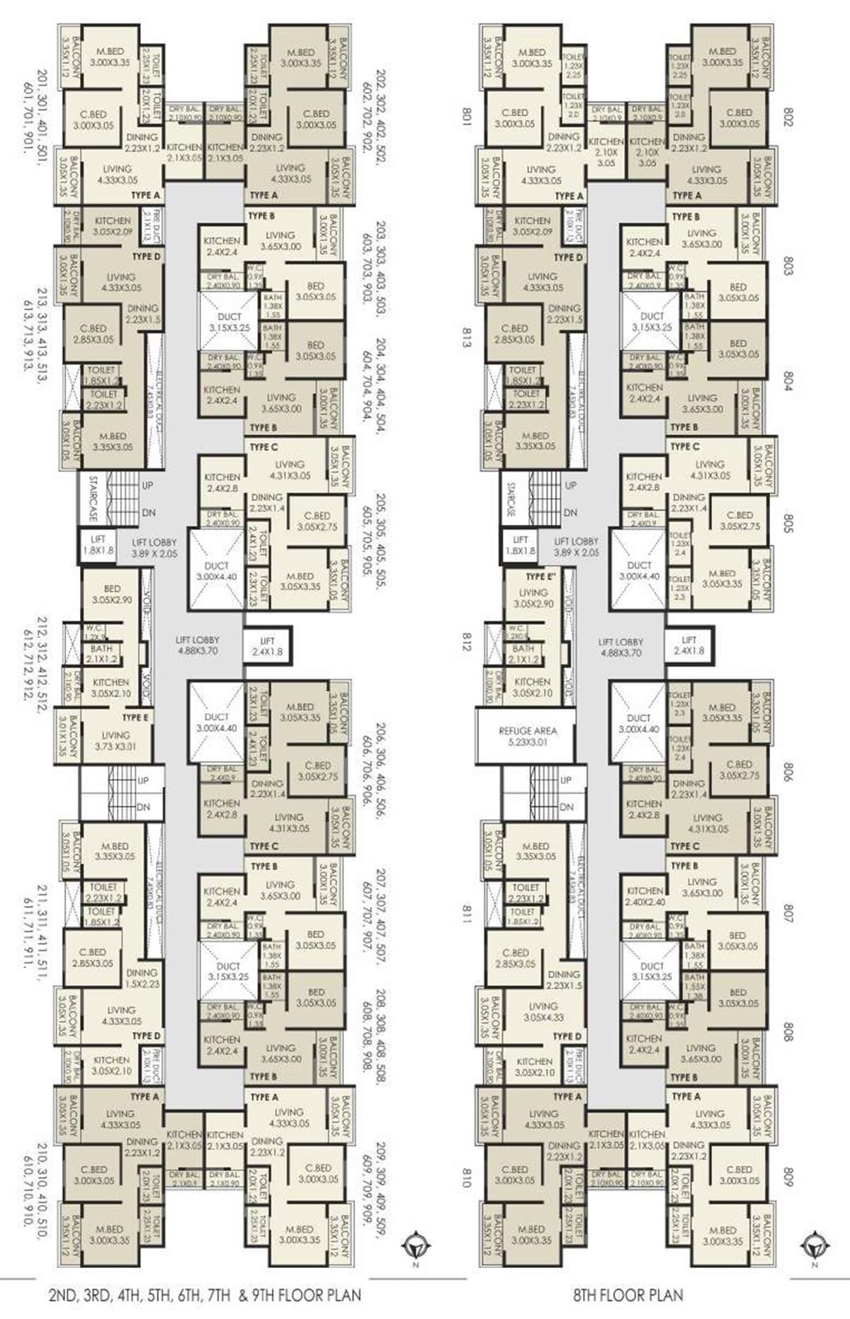 Sai Ramana Primavista Floor Plans 2