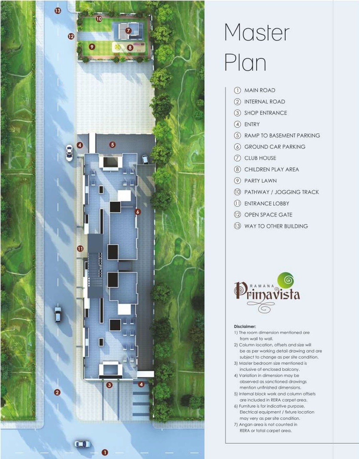 Sai Ramana Primavista Master Plan Image