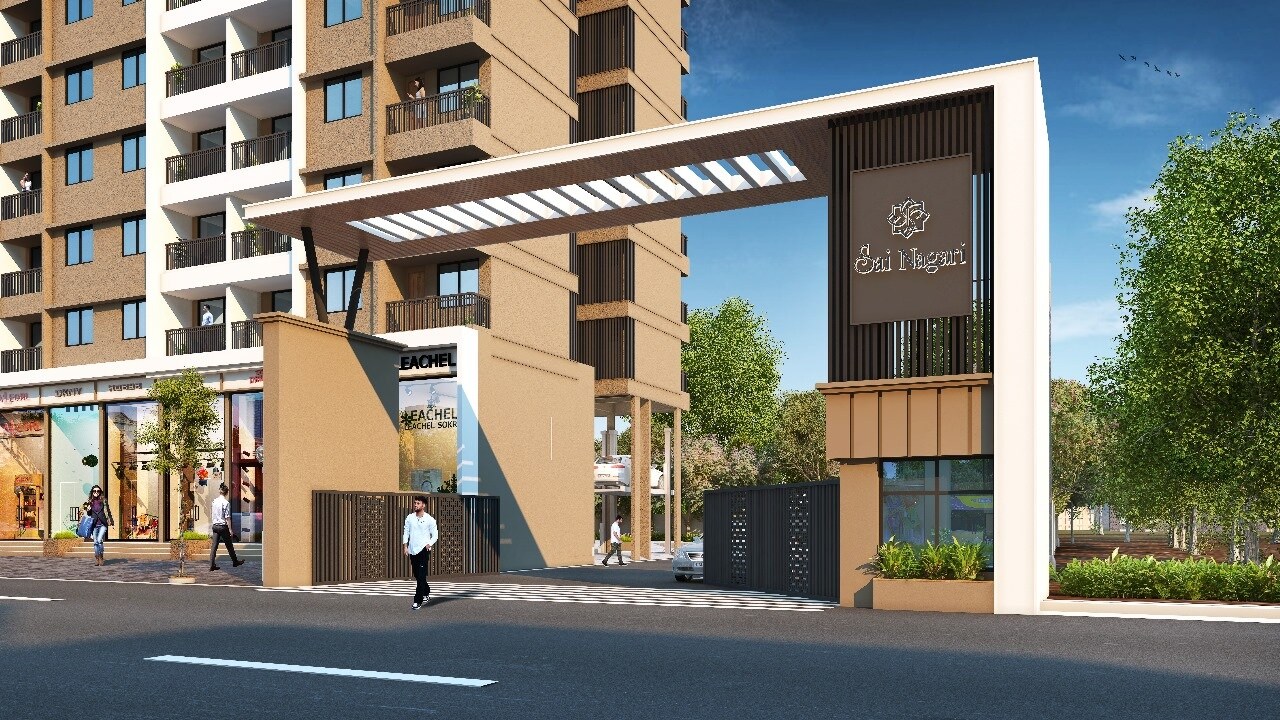 Saikedareshwar Sai Nagari Entrance View 1