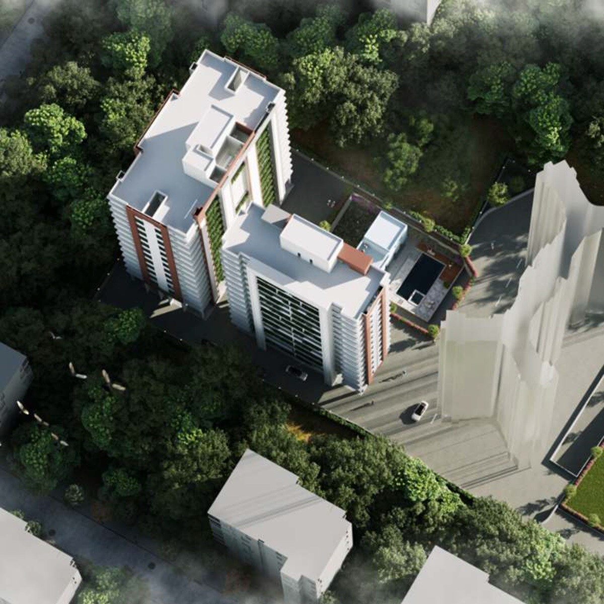 Sainath Pinewood Tower View