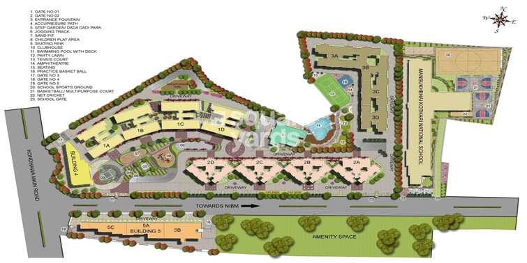 Salarpuria H And M Royal Master Plan Image