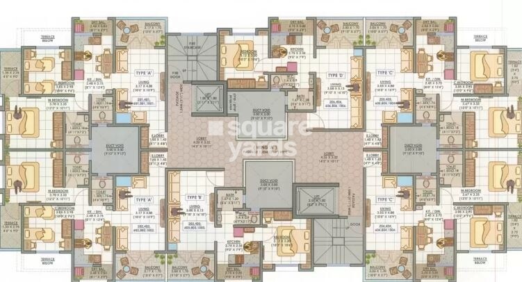 Samarth Florencia Building A Floor Plans