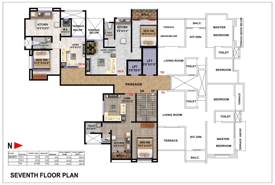 Samarth OM Residency Floor Plans 4