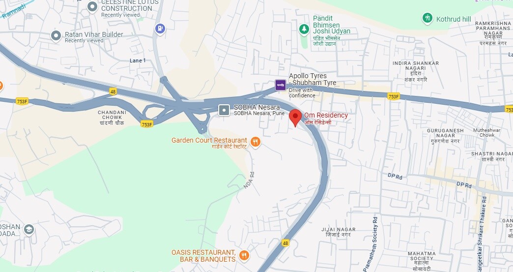 Samarth OM Residency Location Image