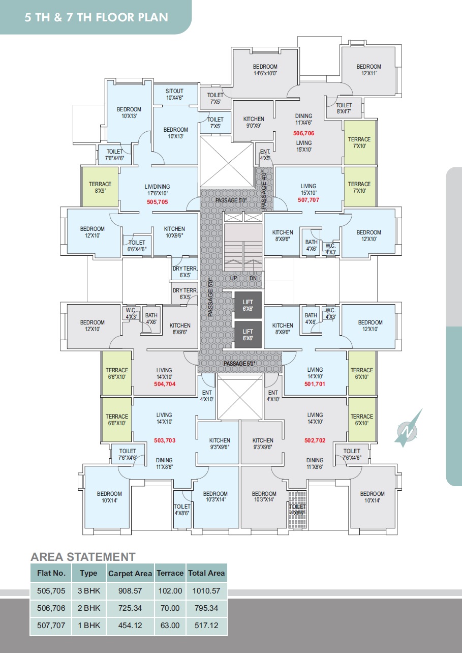 Sangameshwari Apartment Floor Plans