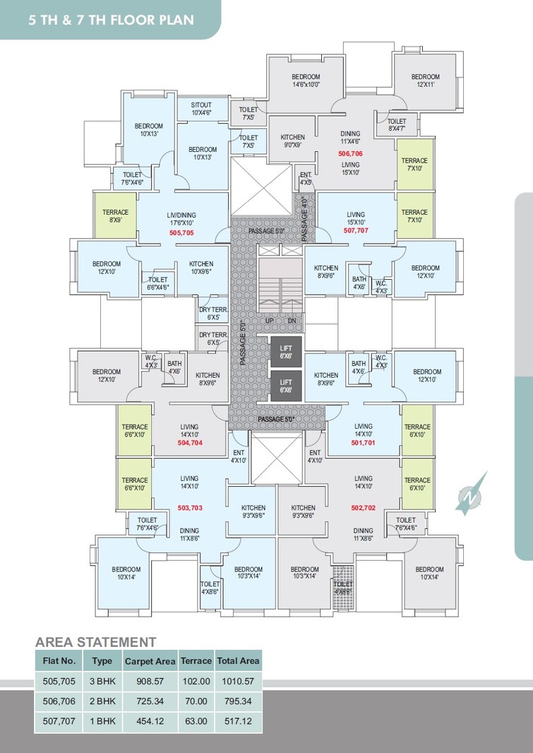 Sangameshwari Apartment Floor Plans 1