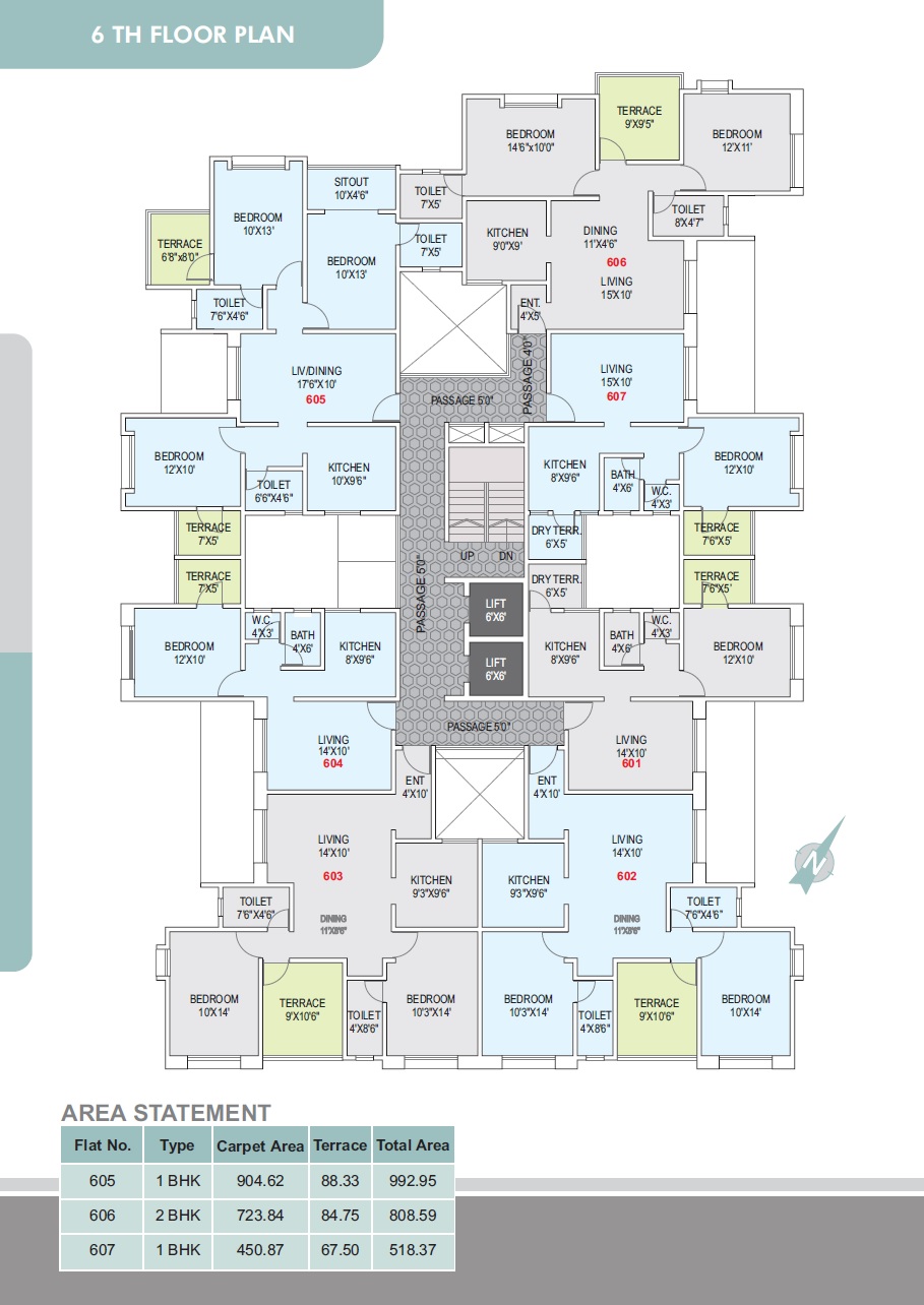 Sangameshwari Apartment Floor Plans