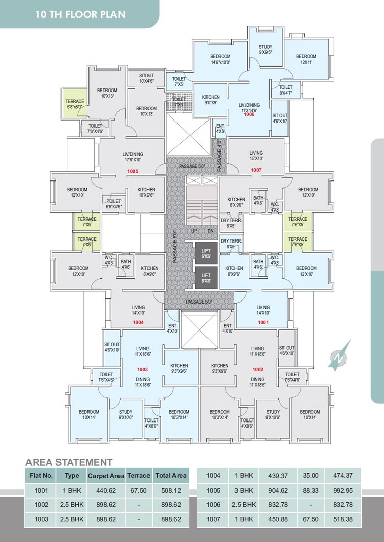 Sangameshwari Apartment Floor Plans 5