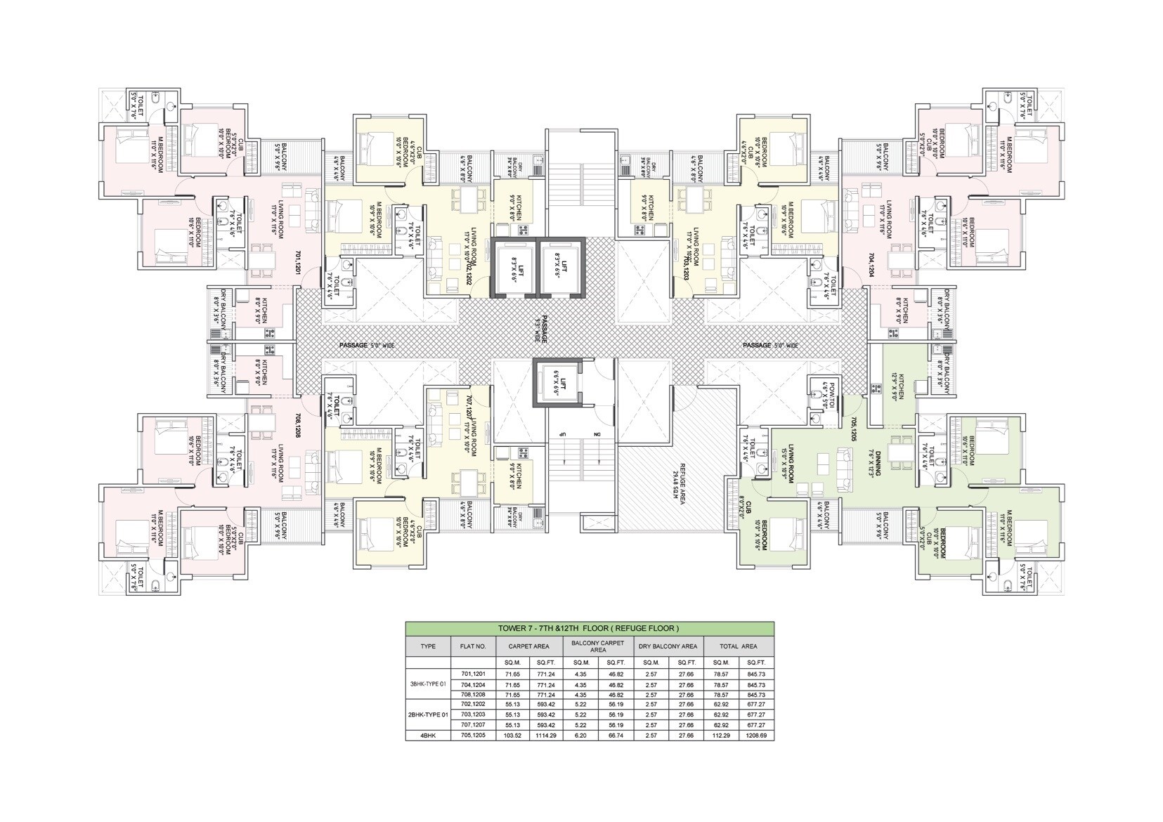 Sankla Sommet Floor Plans 2