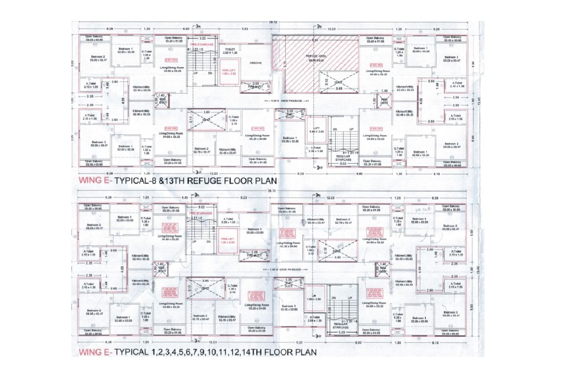Santiago Skyarc Floor Plans