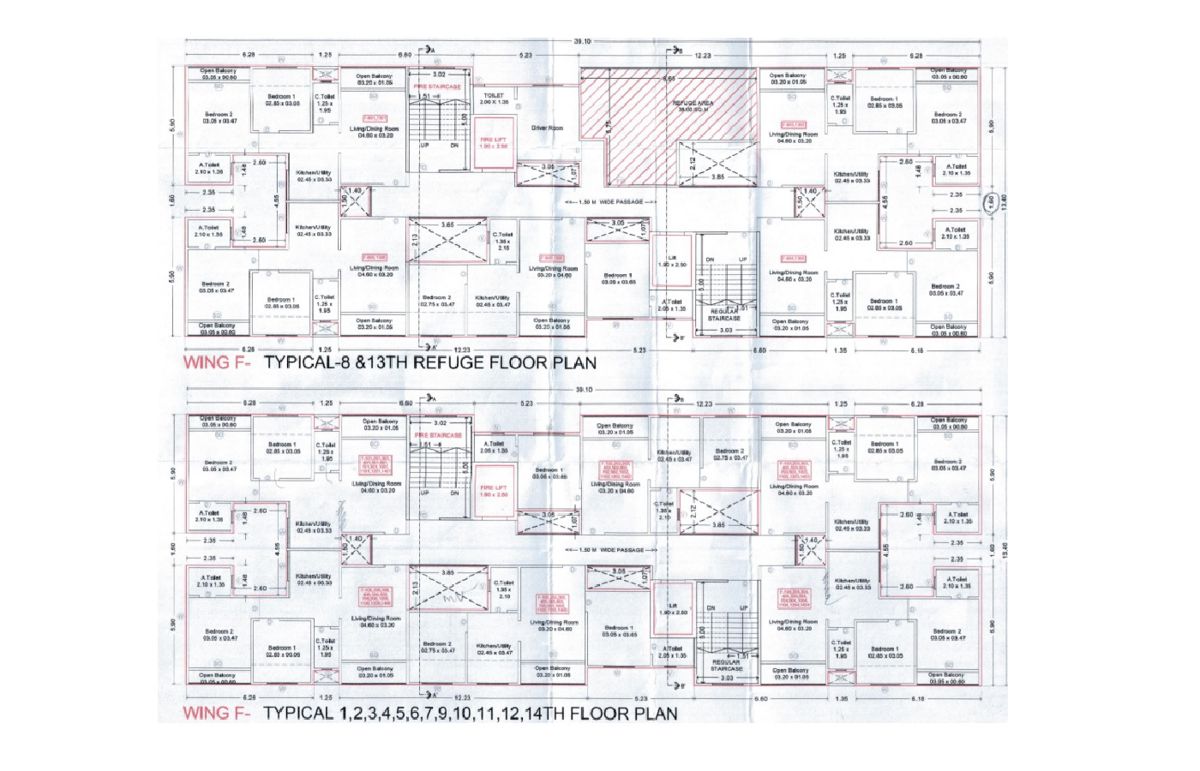 Santiago Skyarc Floor Plans