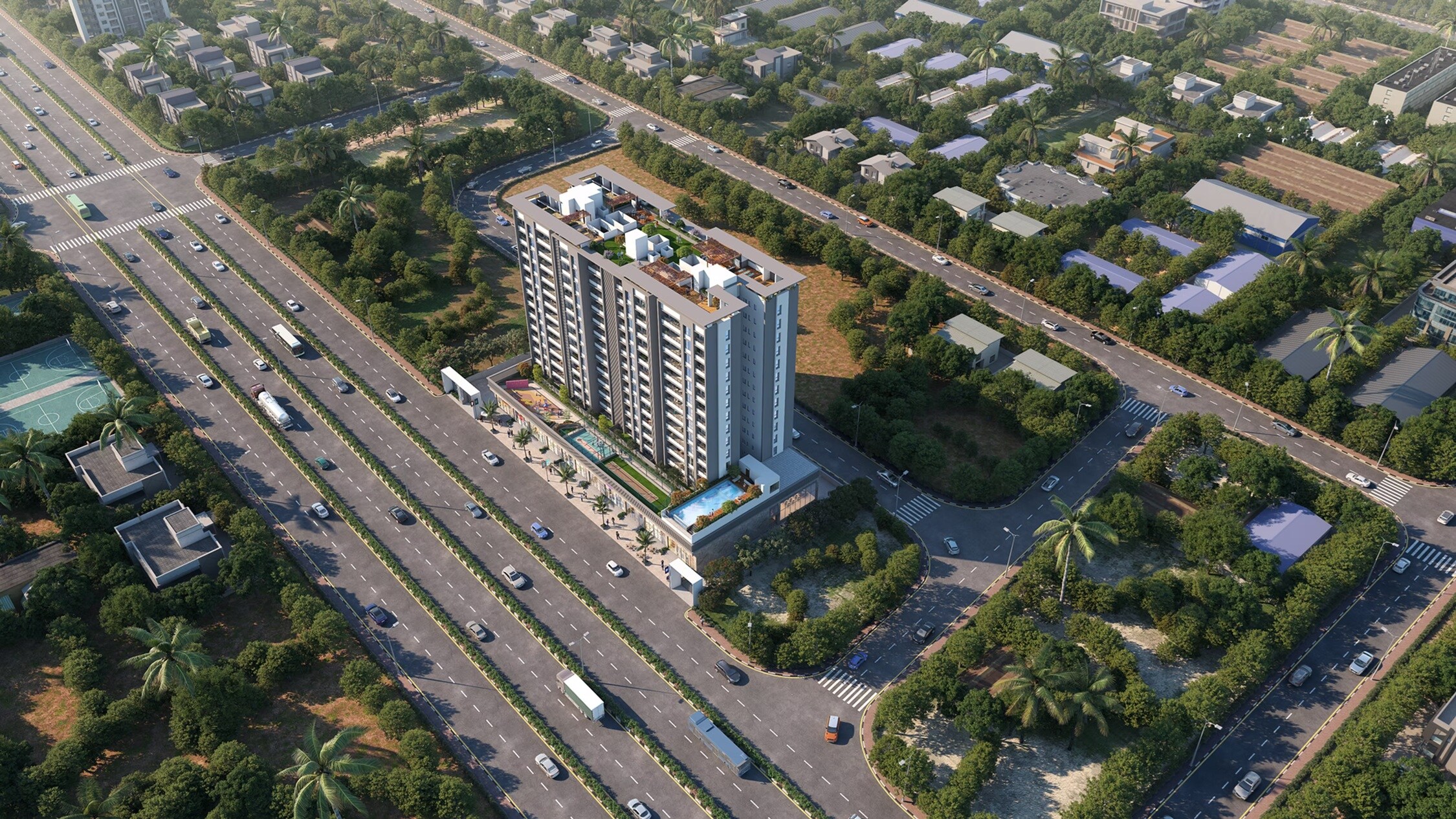 Santiago Skyworld Tower View