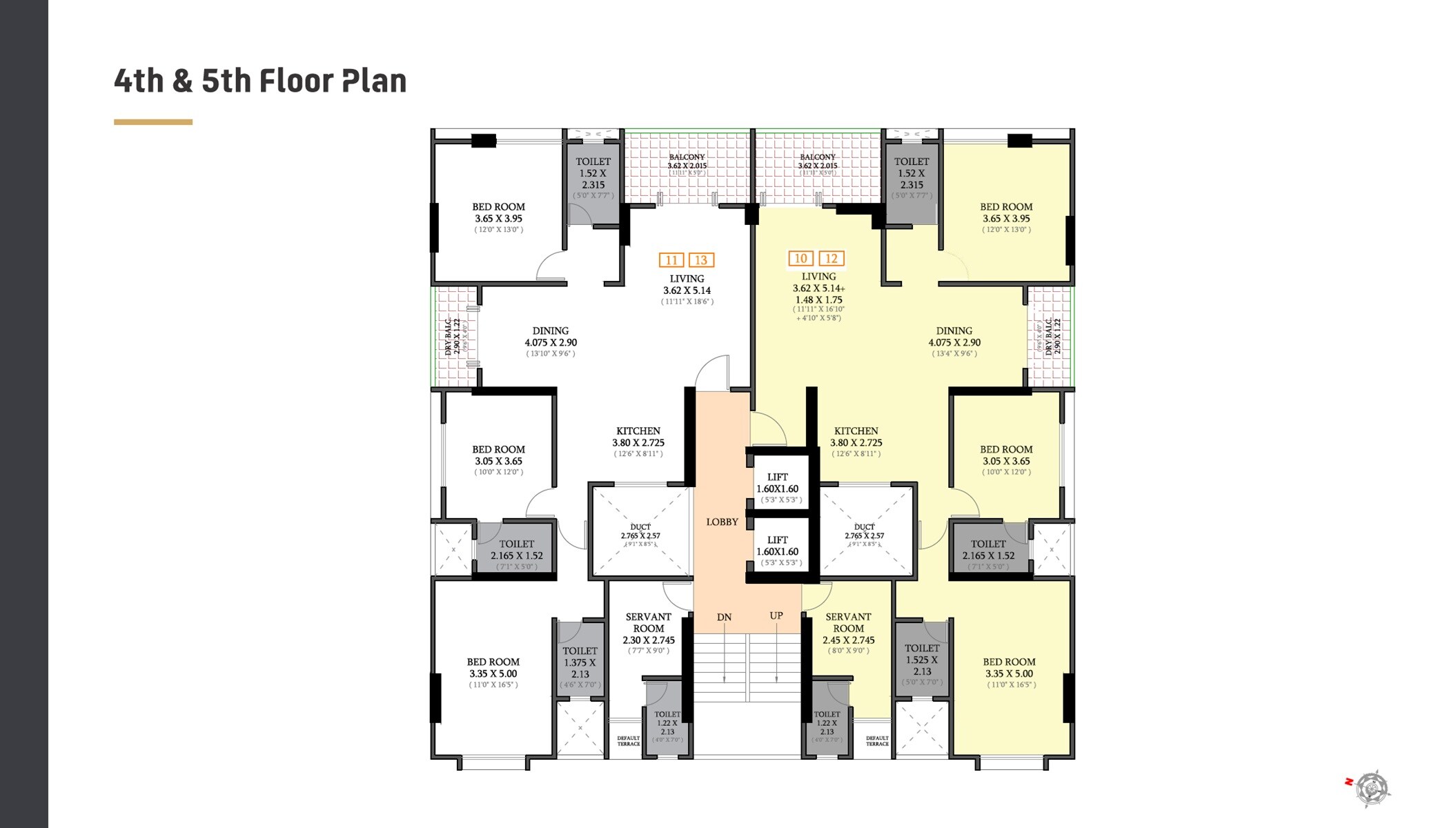 Sapra Power Terrace Floor Plans