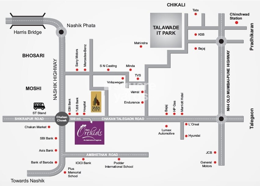 Sara Orchid Location Image