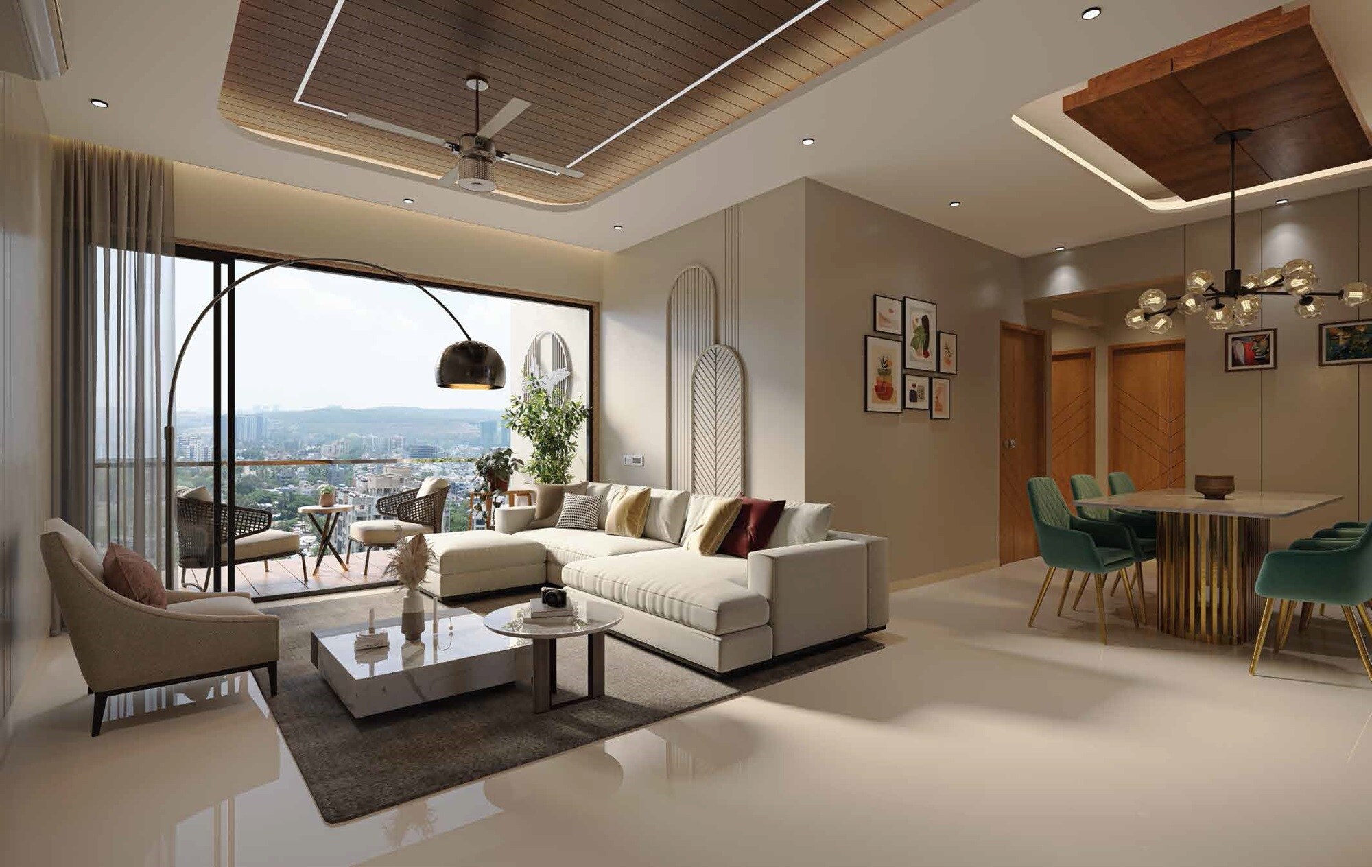 Sarthak Sahayog Apartment Interiors 1