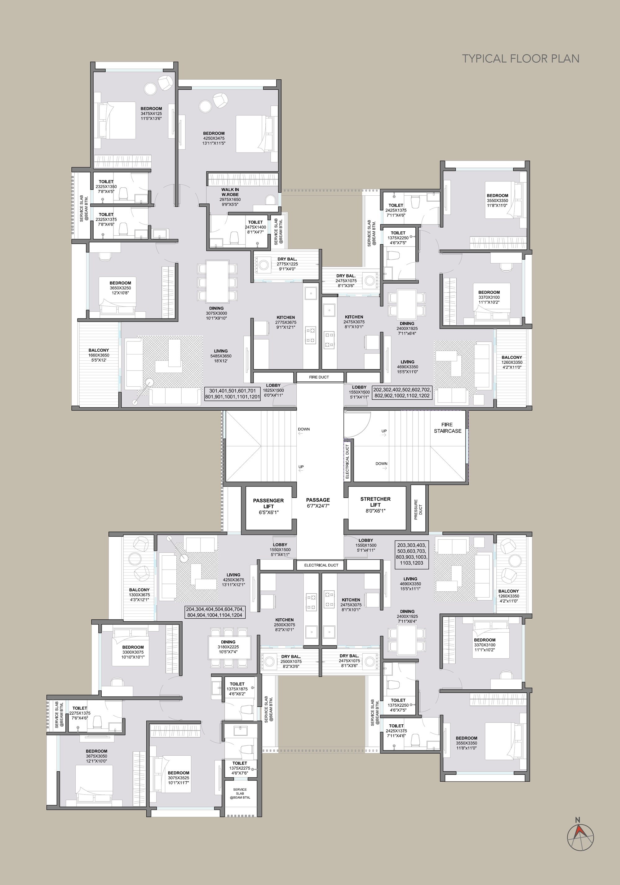 Sarthak Sahayog Floor Plans