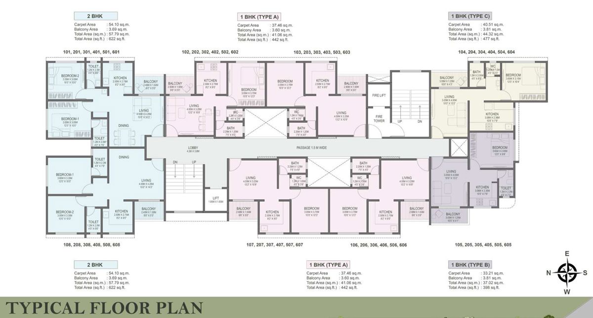 Satvik Raj Kunj Floor Plans