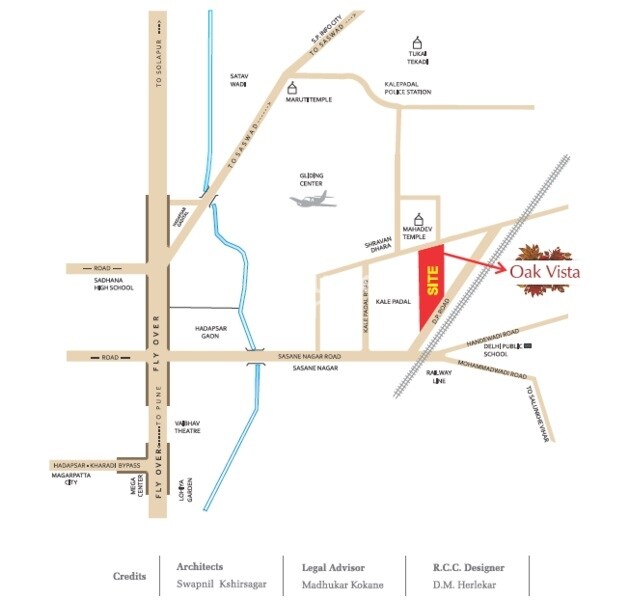 Satyam Oak Vista Location Image