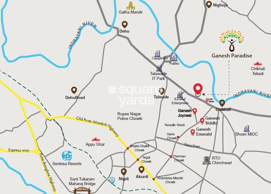 SB Patil Ganesh Paradise Location Image