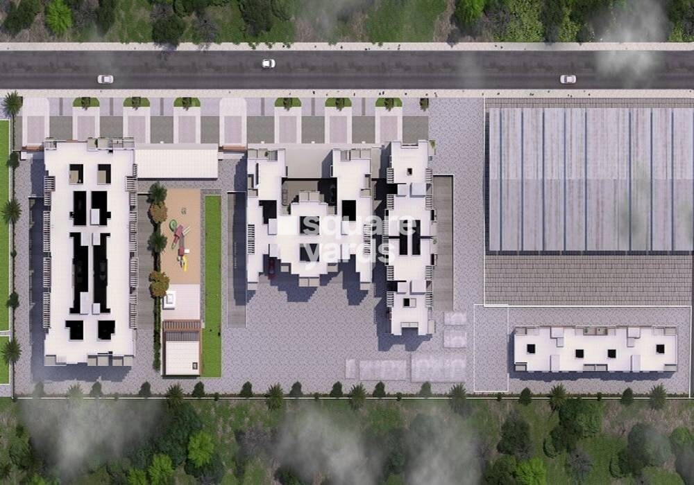 SB-Patil-Ganesh-Siddhi-Phase-II_an aerial view of an airport with trucks and planes