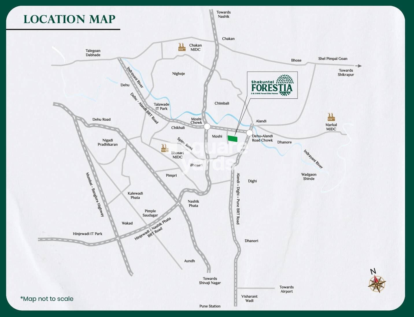 Shakuntal Forestia Apartment Location Image