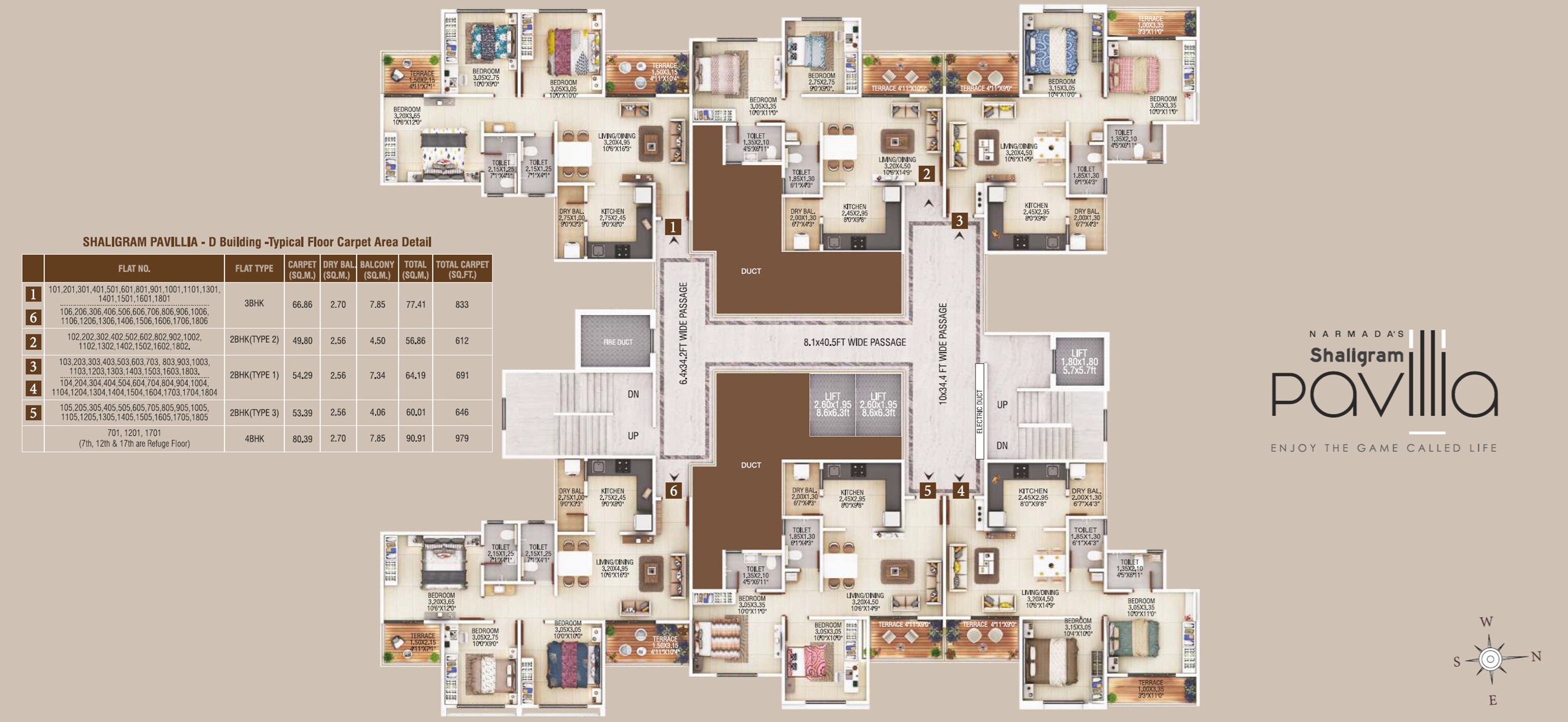 Shaligram Pavillia Floor Plans