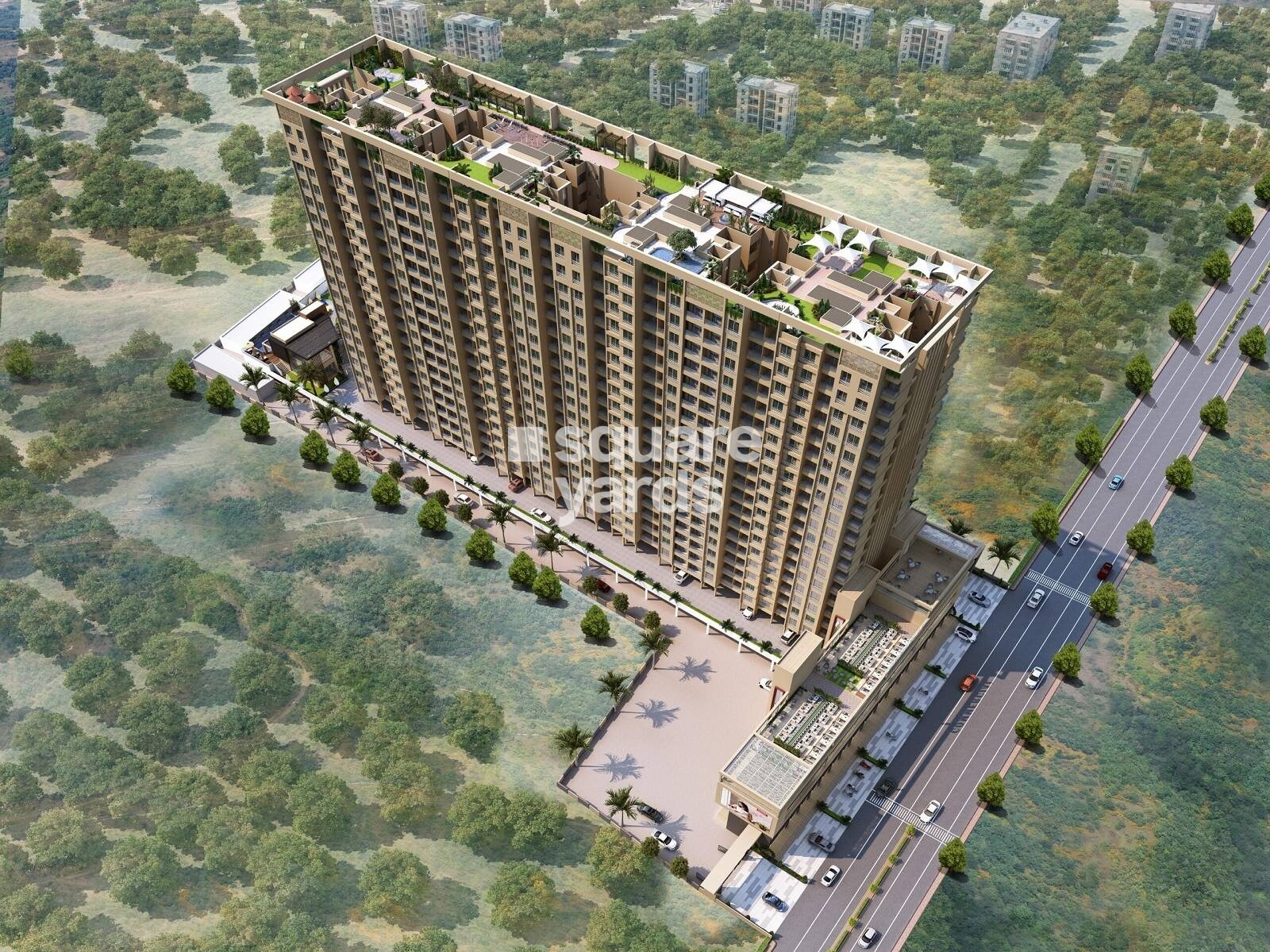 Shaligram Pavillia Tower View 4