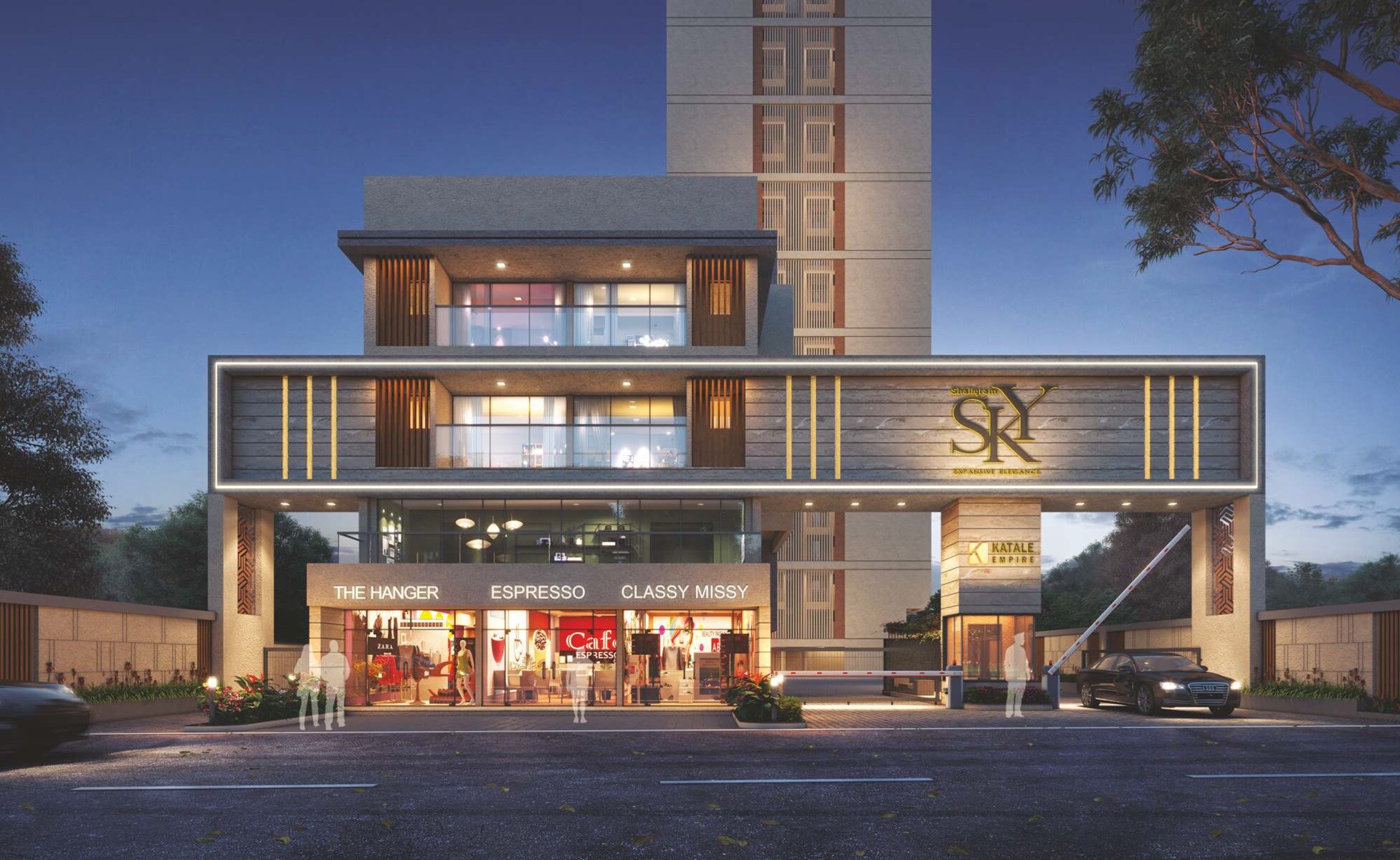 Shaligram Sky Entrance View