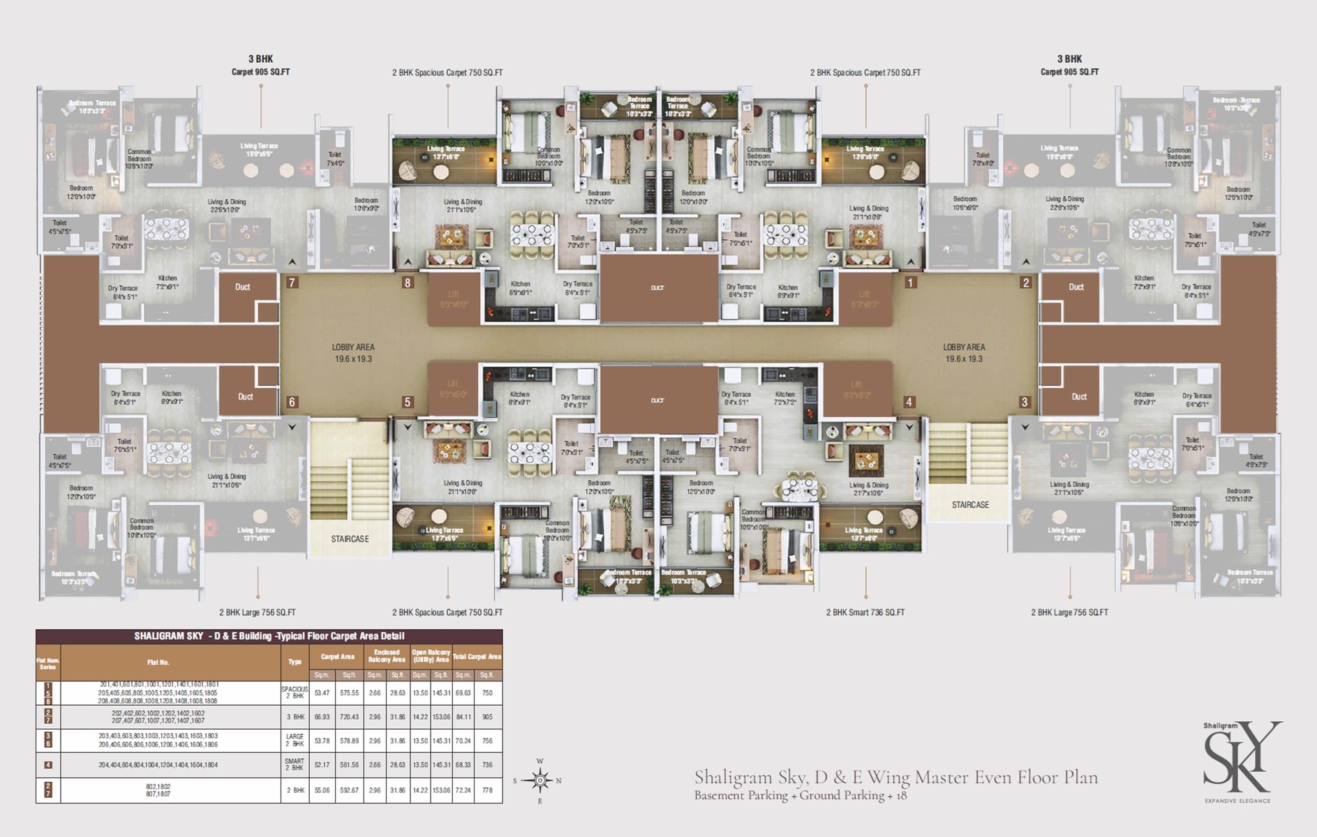Shaligram Sky Floor Plans